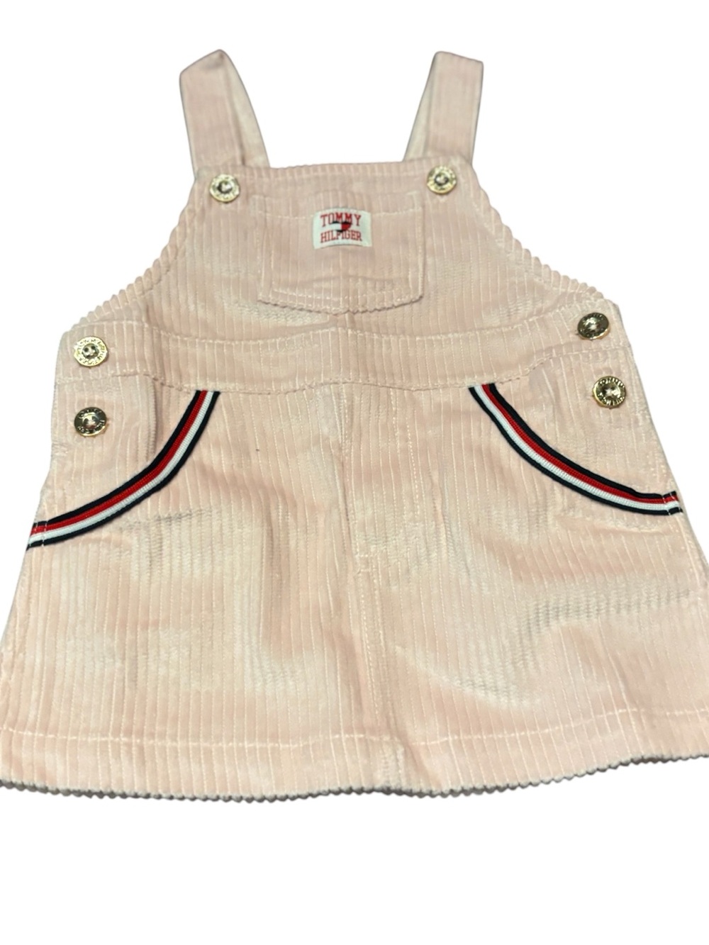 Tommy Hilfiger Girls Light Pink Corduroy Jumper size 12M